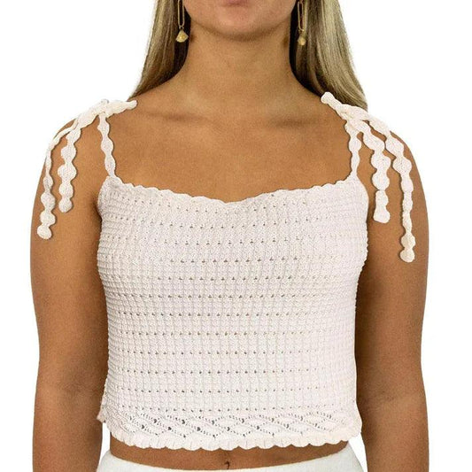 Carve Capri Womens Crochet Cami Top - Cream - Guys & Girls Surf n Street