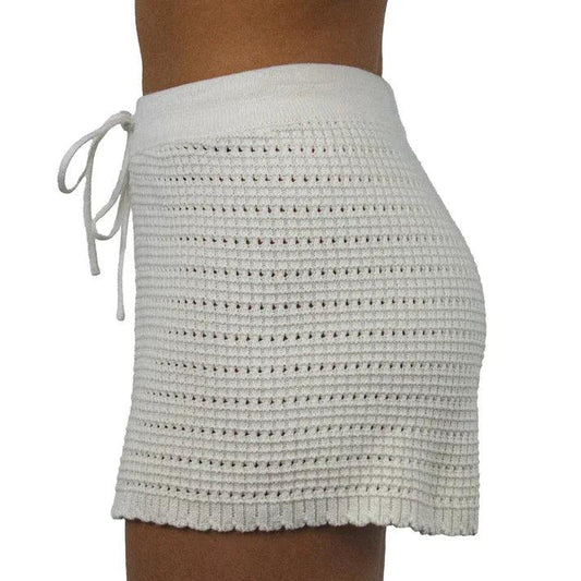 Carve Stevie Womens Crochet Short - Cream - Guys & Girls Surf n Street