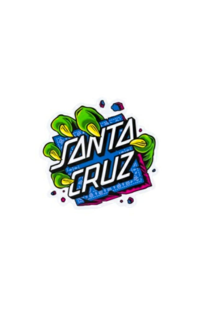 Santa Cruz Johnson Beast Dot Sticker - Blue