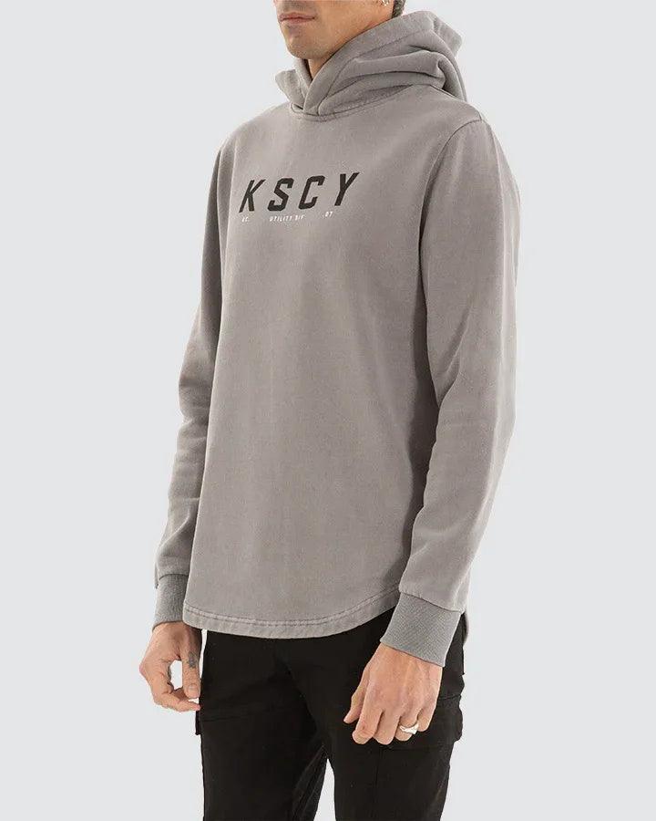 Kiss Chacey Wander Dual Curved Hoodie - Pigment Frost Grey - Guys & Girls Surf n Street