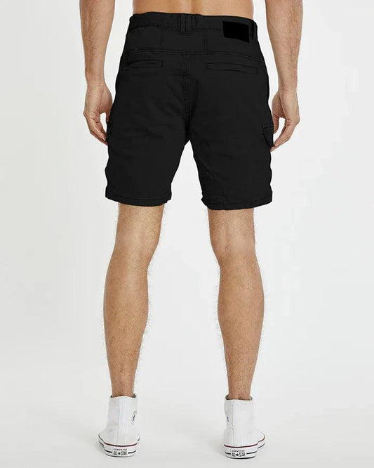 Kiss Chacey Michigan Cargo Shorts - Jet Black - Guys & Girls Surf n Street