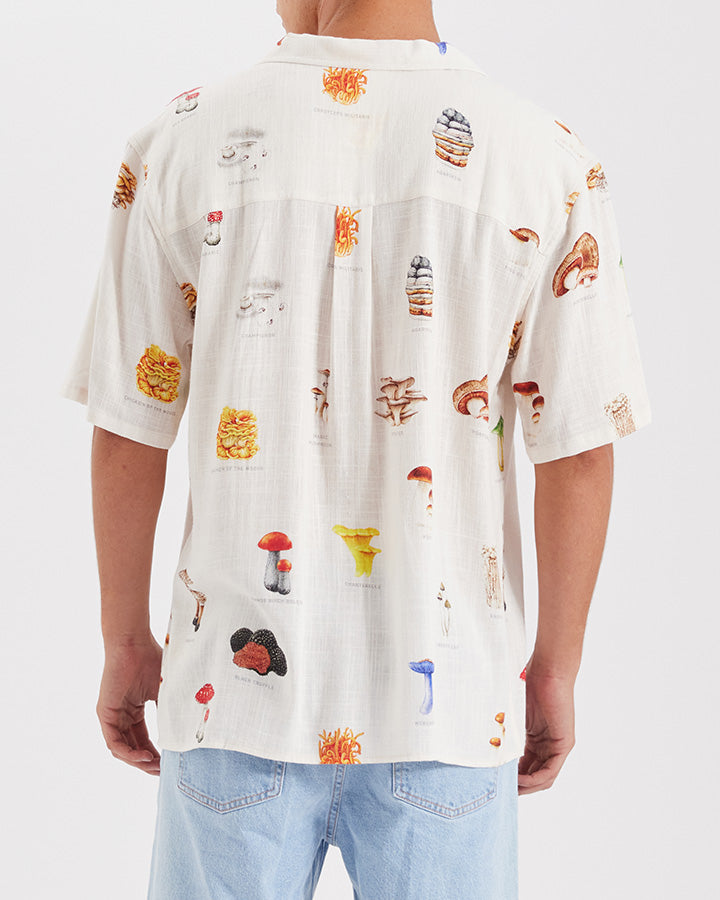Nomadic Paradise Collector Cropped Resort Shirt - Mushies