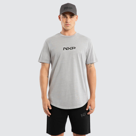 Nena And Pasadena Deliberate Dual Curved Tee - Pigment Alloy - Guys & Girls Surf n Street