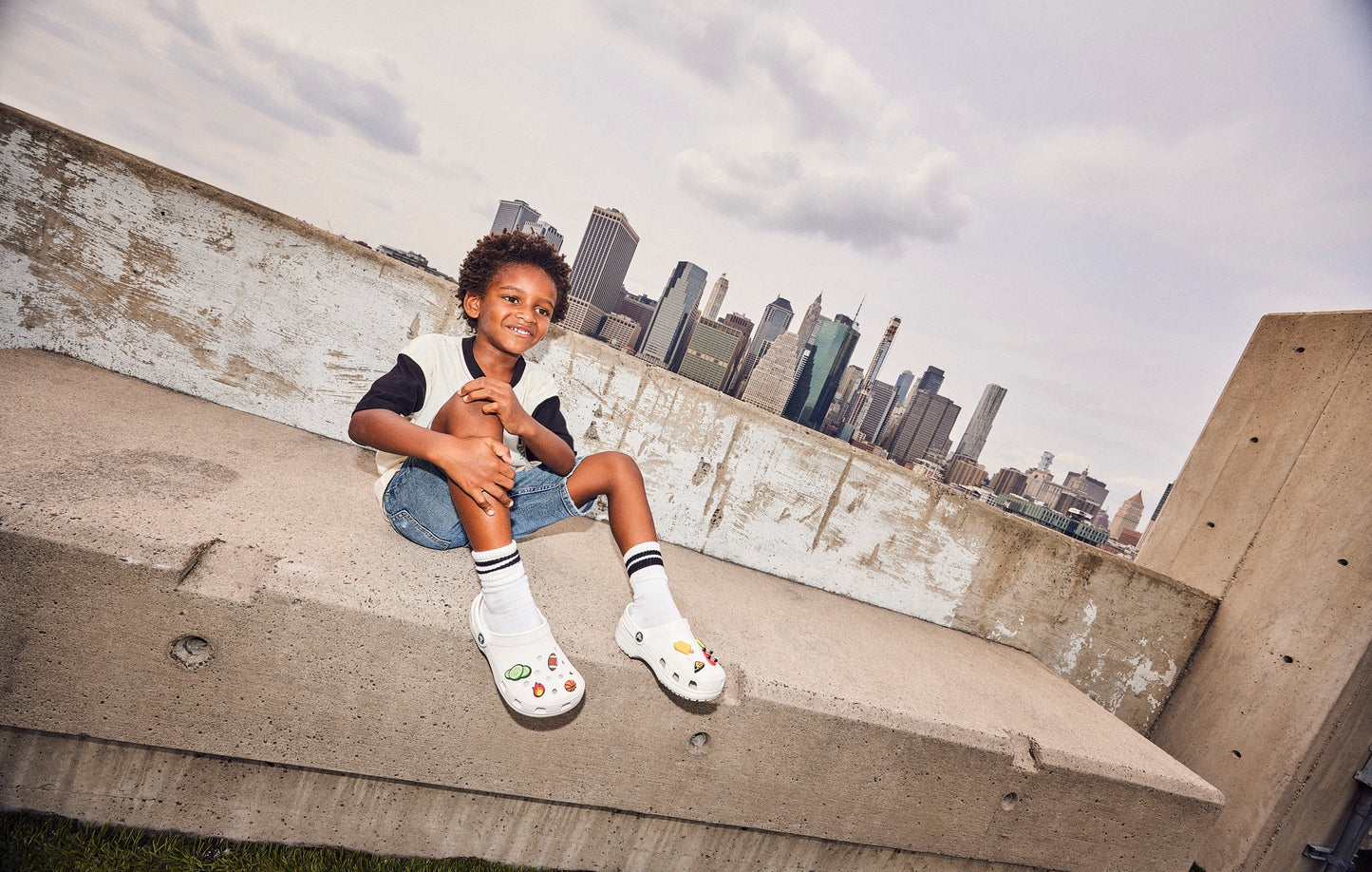 Crocs Kids' Classic Clog - White