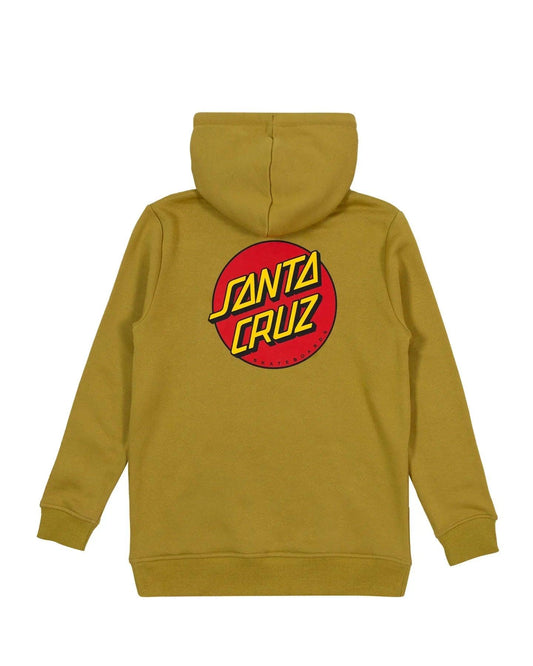 Santa Cruz Classic Dot Puff Chest Hoodie - Moss - Guys & Girls Surf n Street
