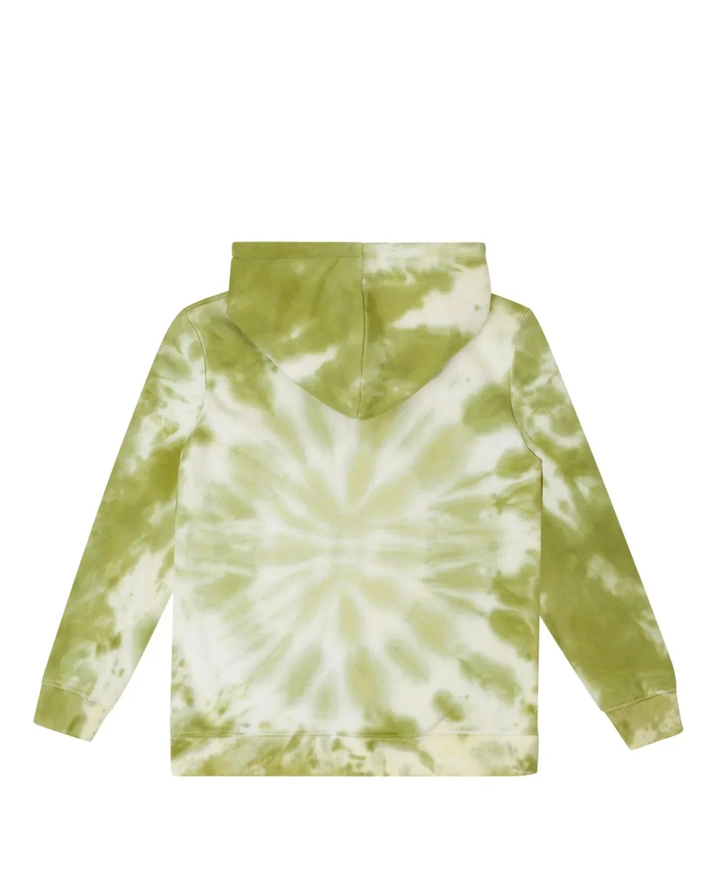 Santa Cruz Check Waste Dot Mono Front Hoodie - Moss Tie Dye - Guys & Girls Surf n Street