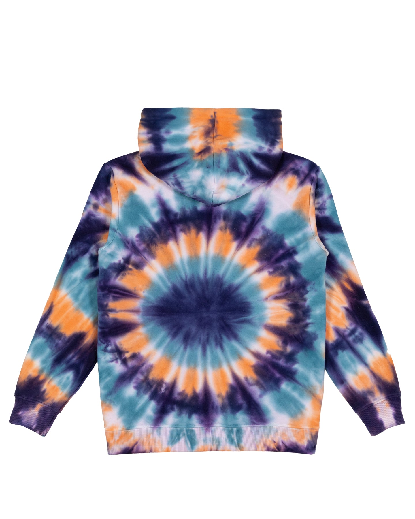 Santa Cruz Check Waste Dot Mono Front Hoodie - Navy Tie Dye
