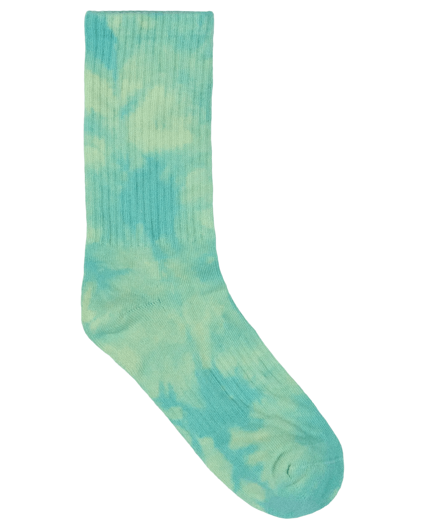Santa Cruz Cruz Dye Crew Sock 2 Pack - Blue TieDye-Teal TieDye - Guys & Girls Surf n Street