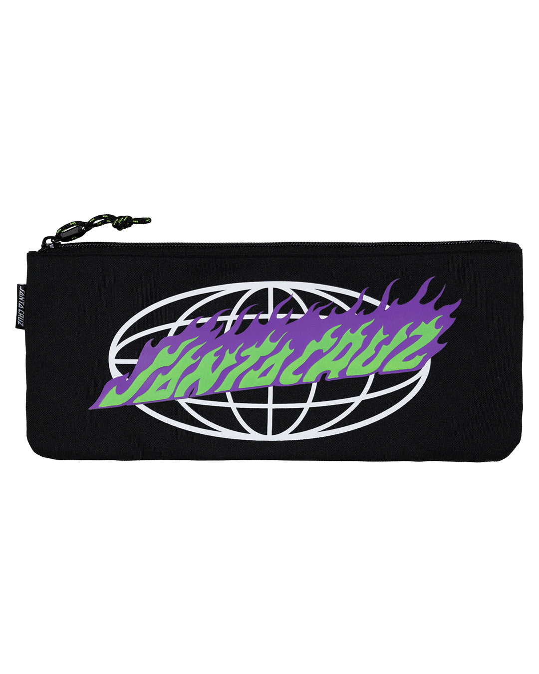 Santa Cruz Global Flame Strip Pencil Case - Black