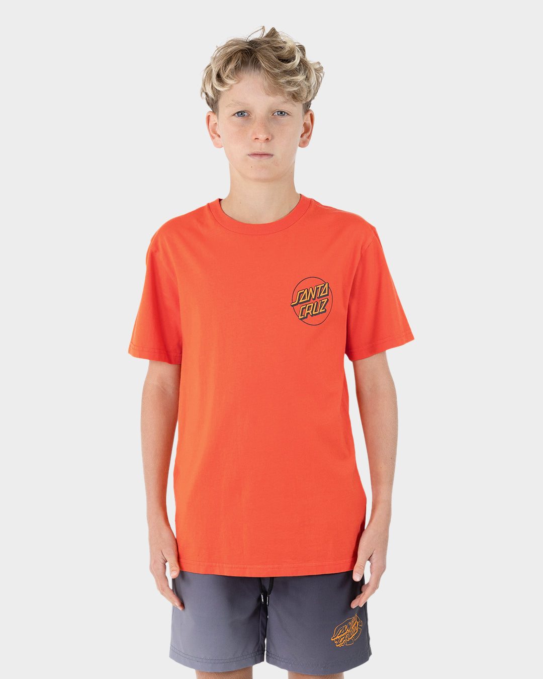 Santa Cruz Opus Grip Dot Tee - Red