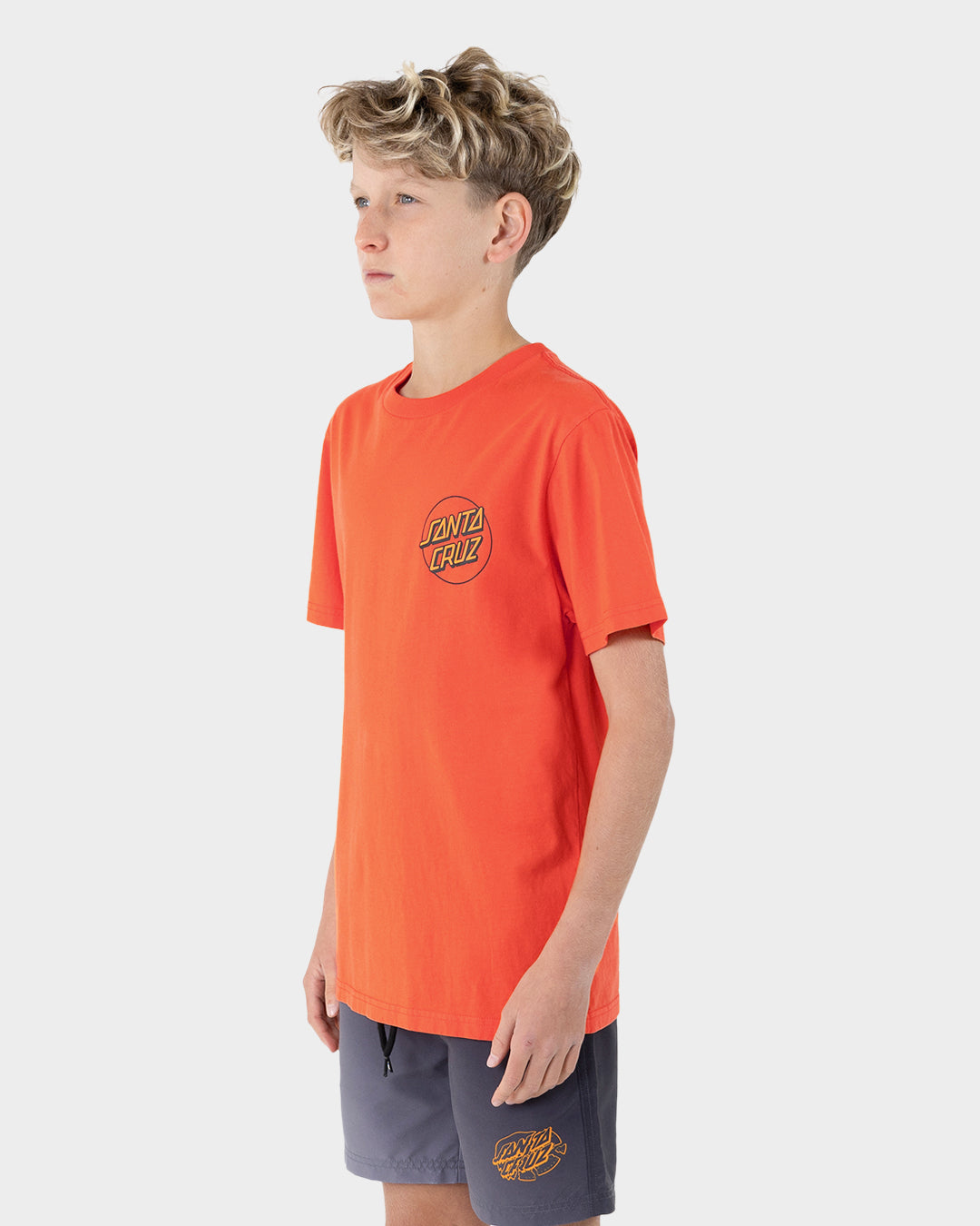 Santa Cruz Opus Grip Dot Tee - Red