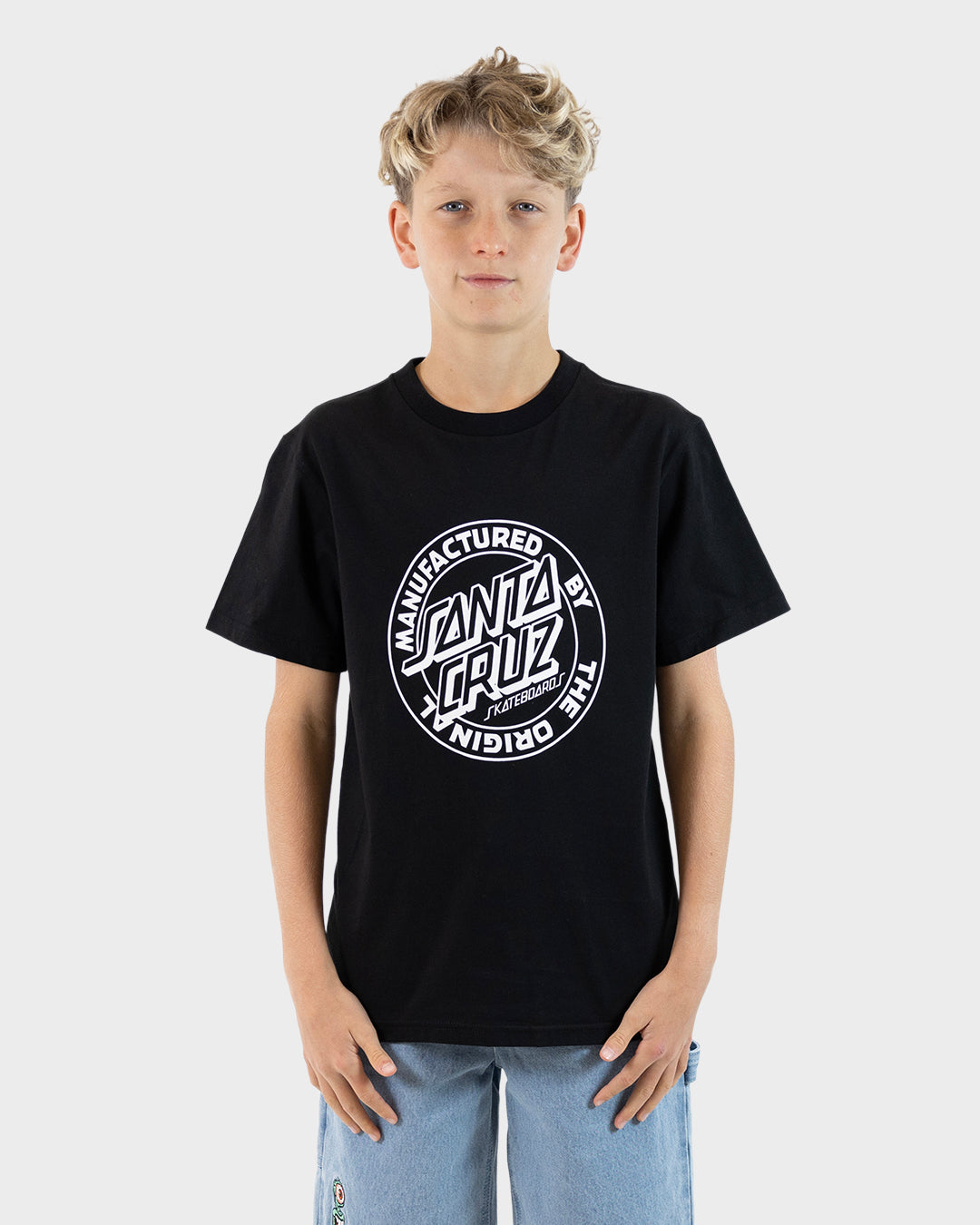 Santa Cruz MFG Dot Front Tee - Black