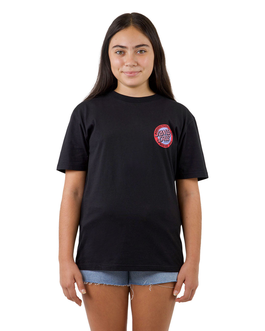 Santa Cruz MFG Retro Dot Reverse Tee - Black