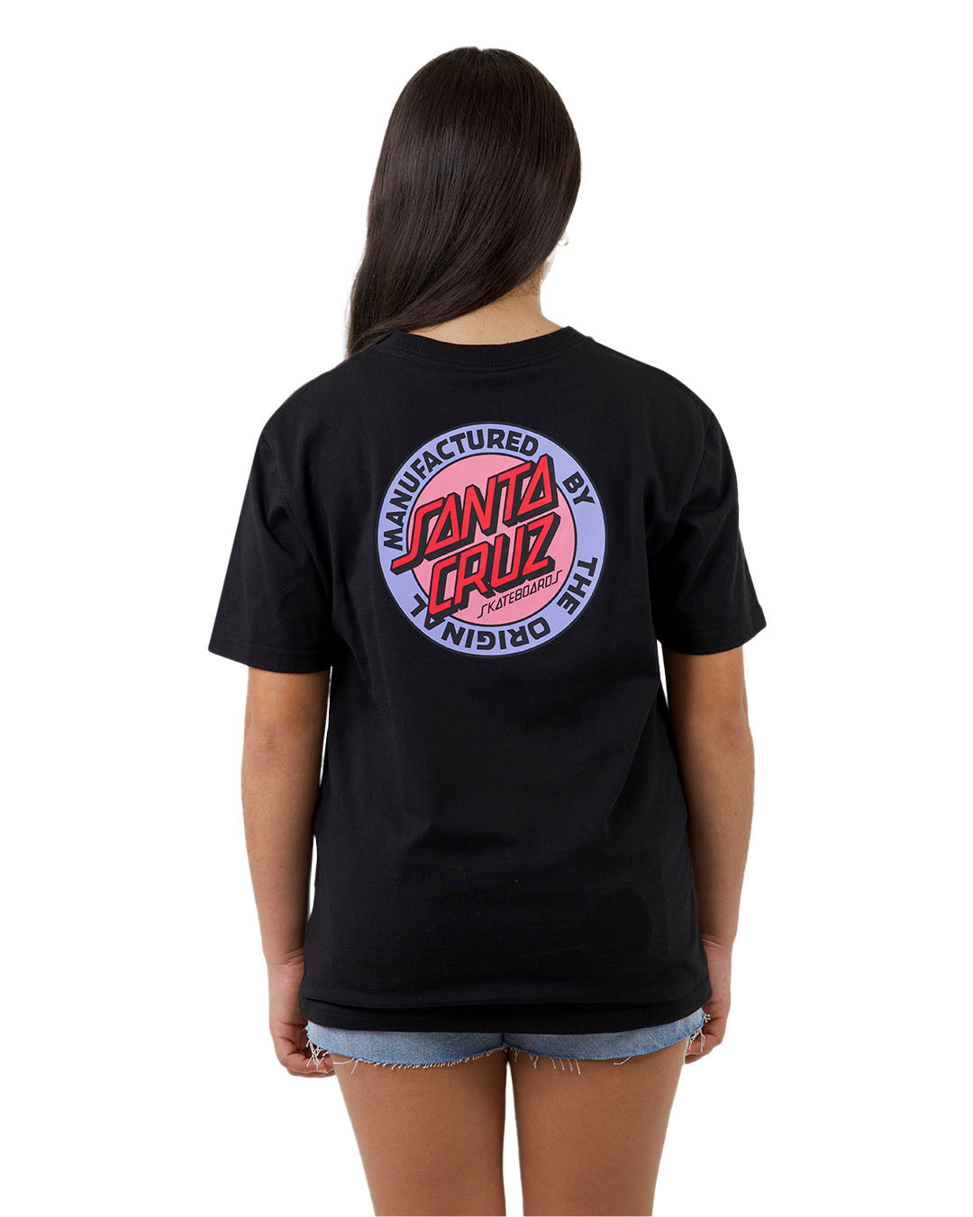 Santa Cruz MFG Retro Dot Reverse Tee - Black