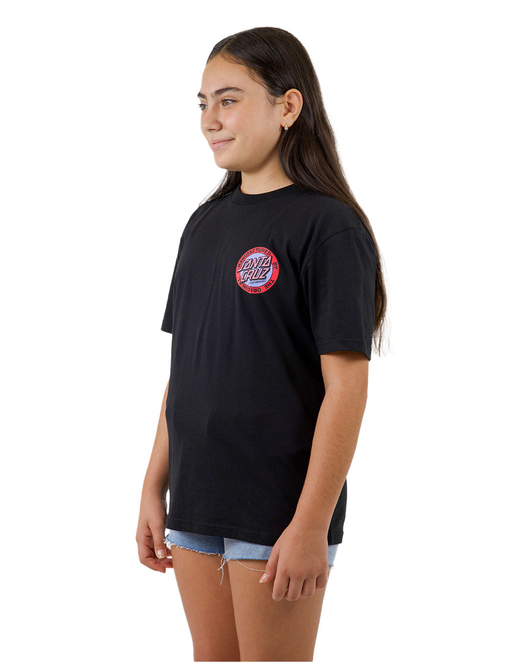 Santa Cruz MFG Retro Dot Reverse Tee - Black