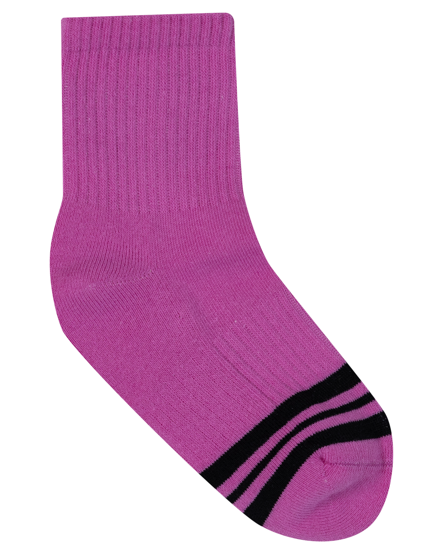 Santa Cruz Groovy Stack Mid Sock 2 Pack Girls - Black/Pink