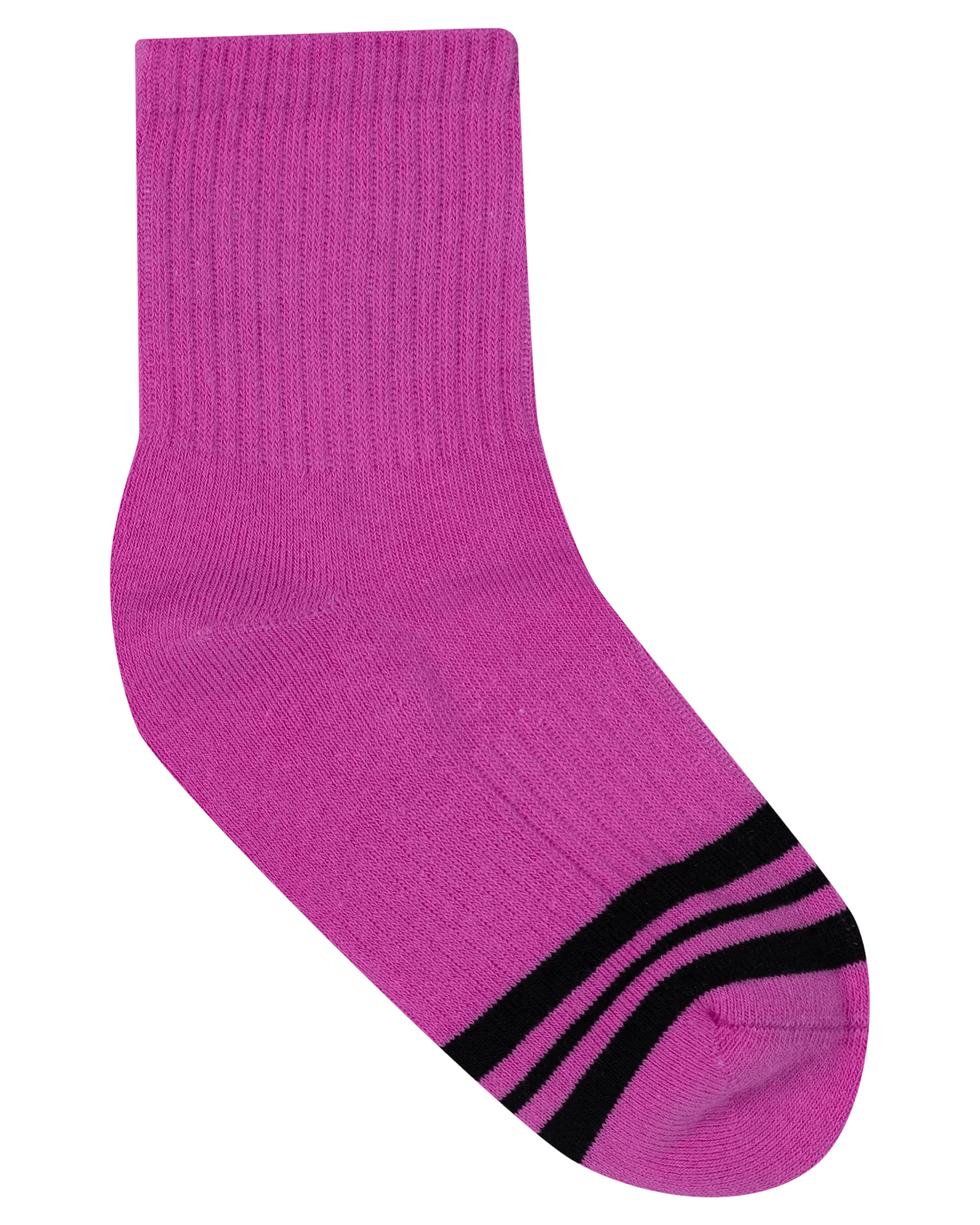 Santa Cruz Groovy Stack Mid Sock 2 Pack Girls - Black/Pink - Guys & Girls Surf n Street
