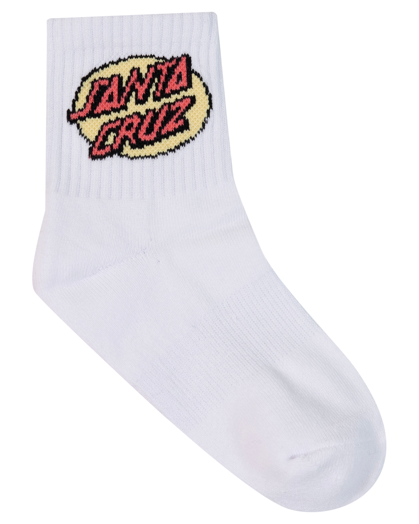 Santa Cruz Oval Dot Mid Sock 3 Pack - Rose-White-Ocean
