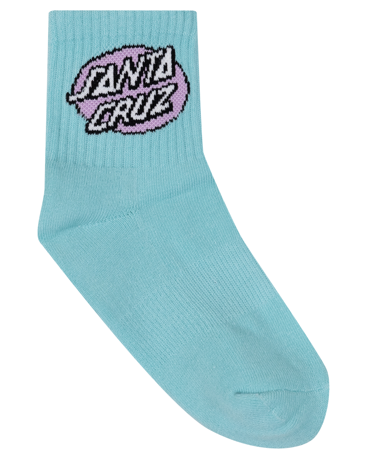 Santa Cruz Oval Dot Mid Sock 3 Pack - Rose-White-Ocean