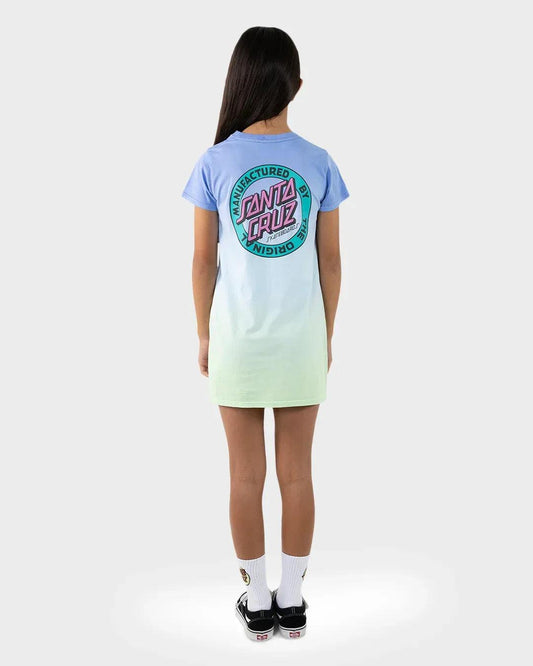 Santa Cruz MFG Dot Retro Dress - Blue Tie Dye - Guys & Girls Surf n Street