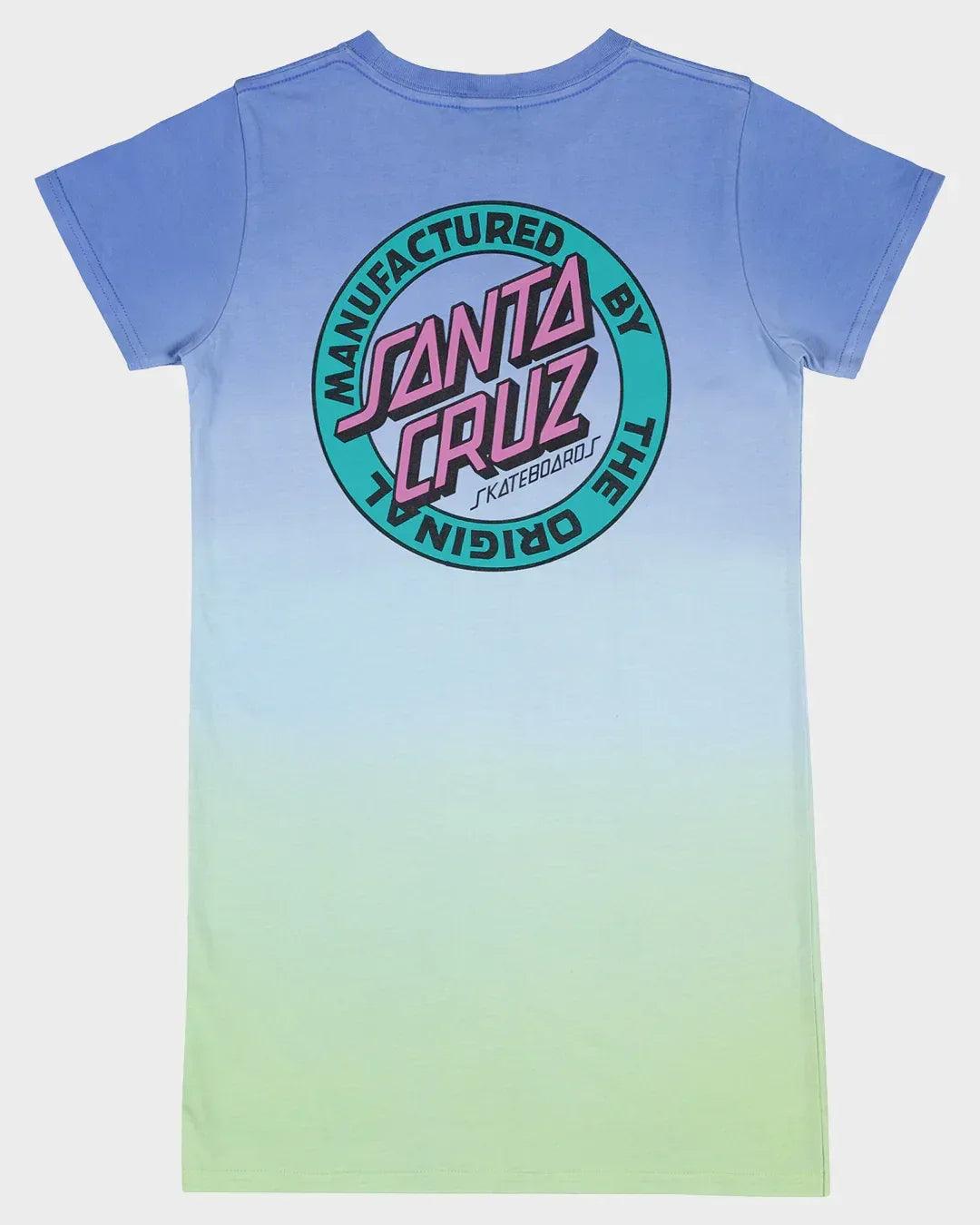 Santa Cruz MFG Dot Retro Dress - Blue Tie Dye - Guys & Girls Surf n Street