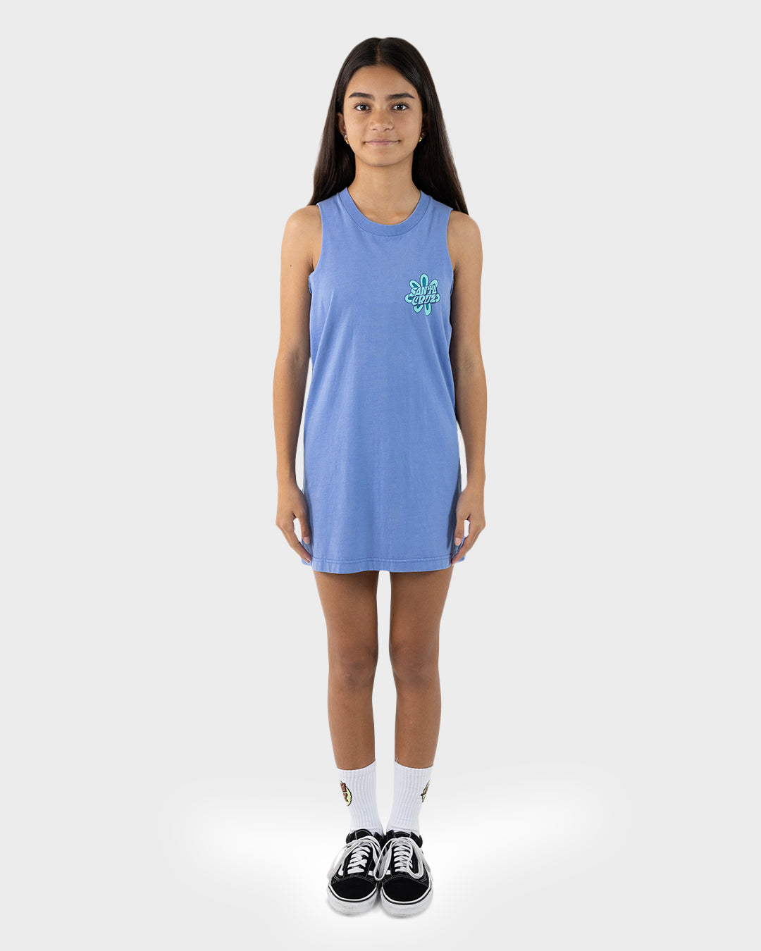 Santa Cruz Vibes Chest Muscle Dress - Blue