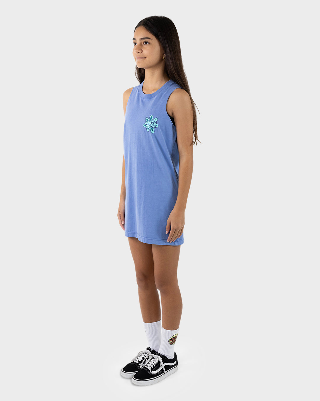 Santa Cruz Vibes Chest Muscle Dress - Blue