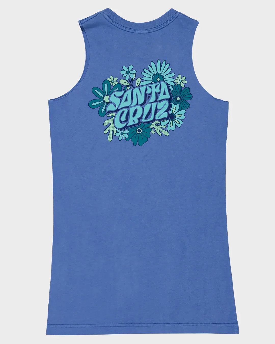 Santa Cruz Vibes Chest Muscle Dress - Blue - Guys & Girls Surf n Street