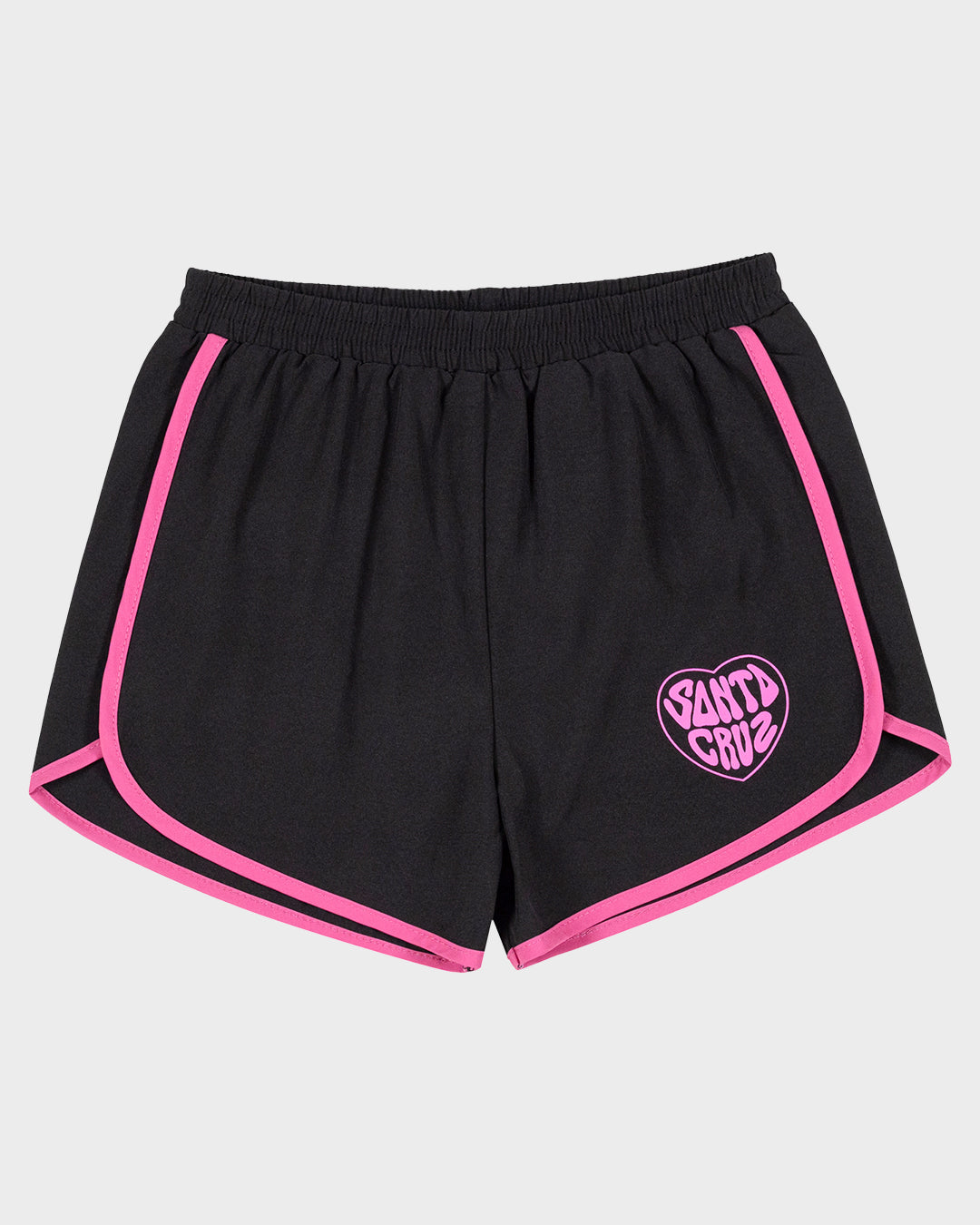 Santa Cruz Balloon Heart Short - Black/Pink