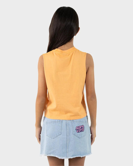 Santa Cruz Vibes Fill Front Muscle - Orange - Guys & Girls Surf n Street