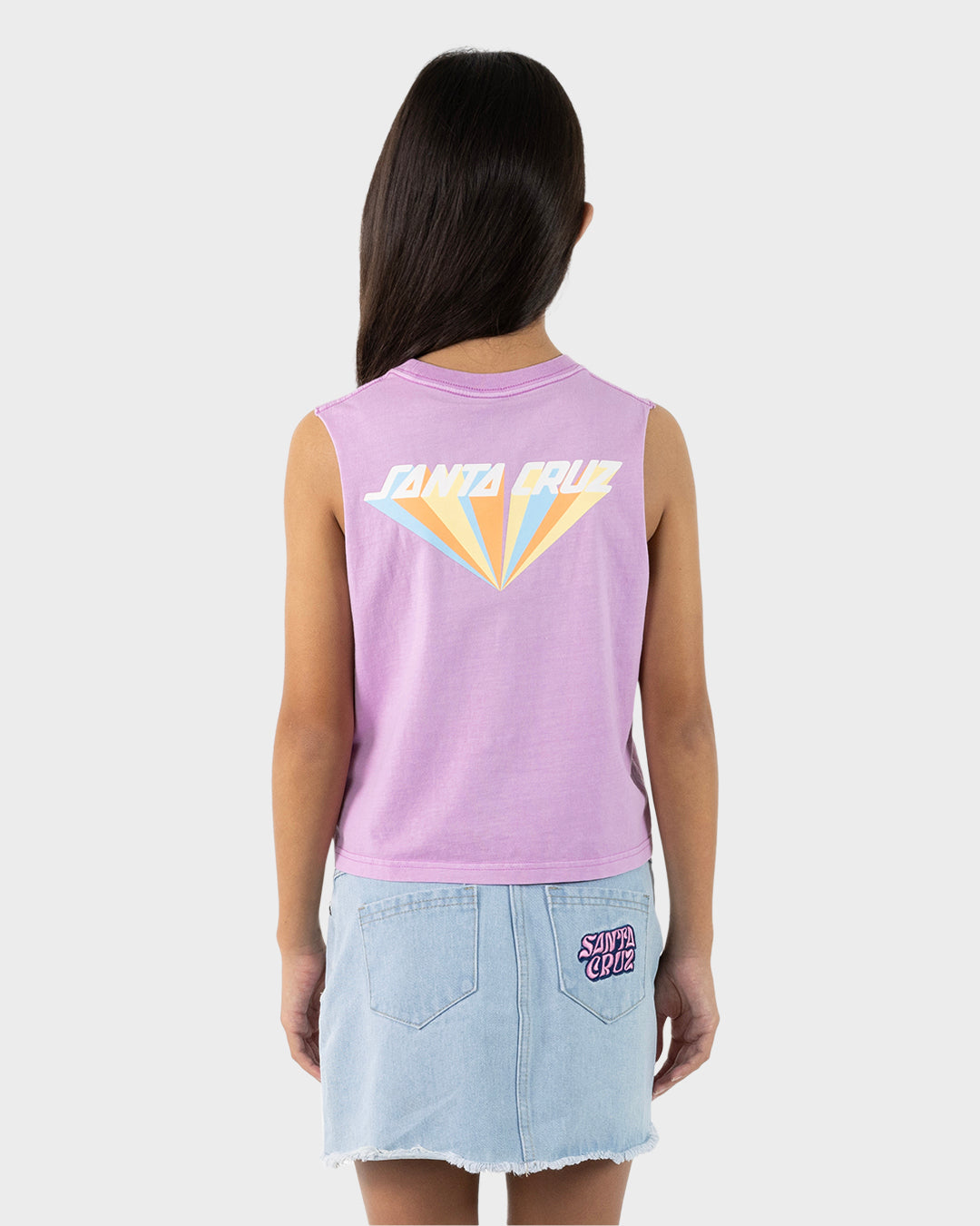 Santa Cruz Delta Strip Muscle Top - Purple