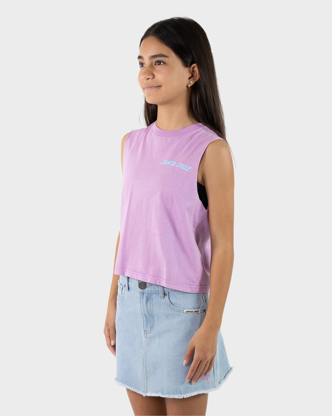 Santa Cruz Delta Strip Muscle Top - Purple