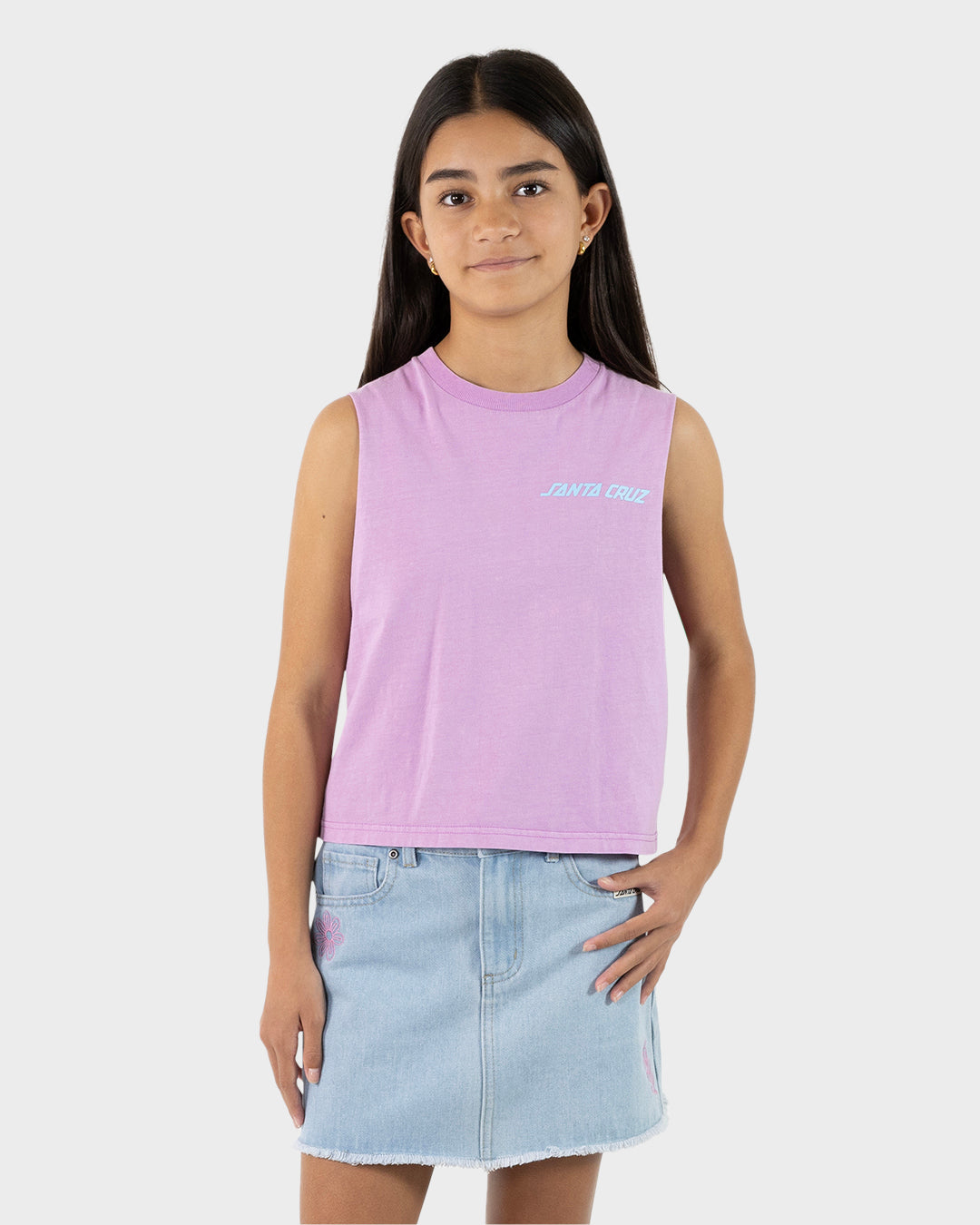 Santa Cruz Delta Strip Muscle Top - Purple