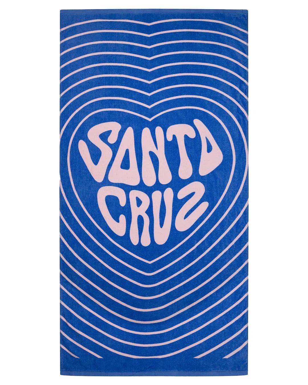 Santa Cruz Balloon Heart Beach Towel - Blue - Guys & Girls Surf n Street