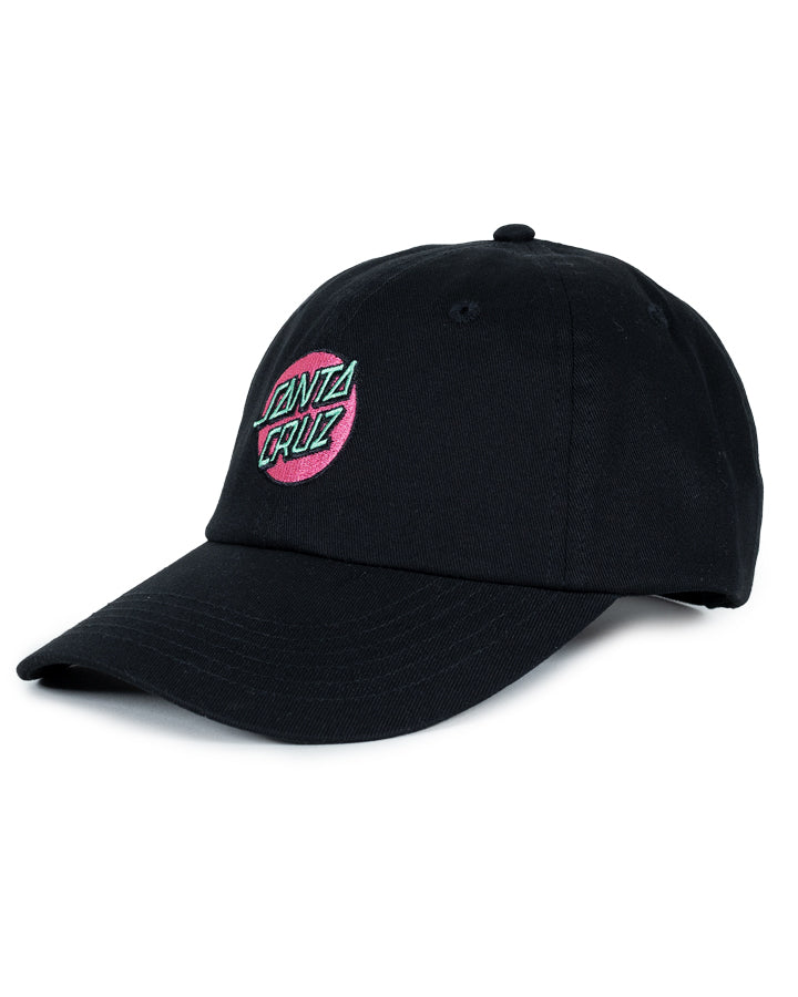 Santa Cruz Pop Dot Cap - Black
