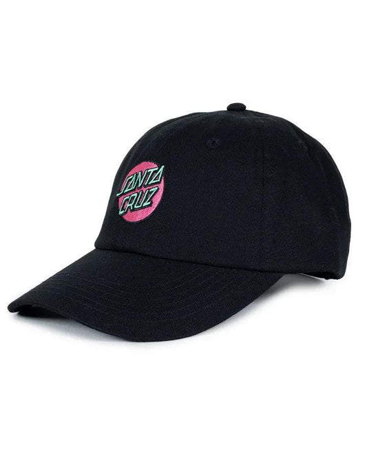 Santa Cruz Pop Dot Cap - Black - Guys & Girls Surf n Street