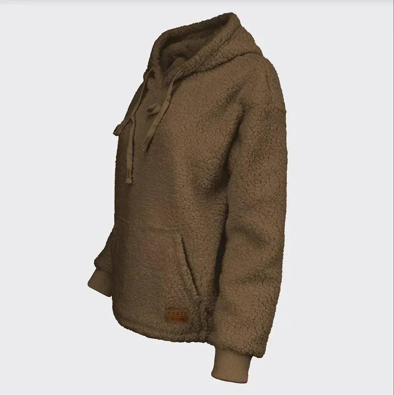 Carve Jasper Womens Pullover Hoodie - Mocha - Guys & Girls Surf n Street