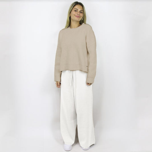 Carve Gia Womens KnIt Pant - Milk