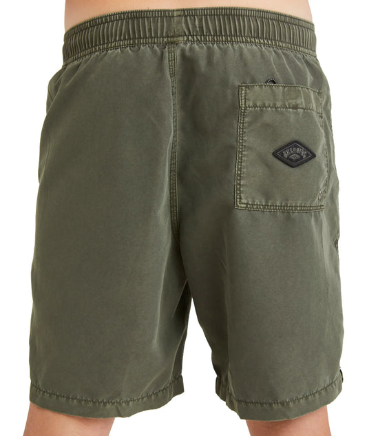 Billabong Boys All Day Overdye Layback - Dark Military - Guys & Girls Surf n Street