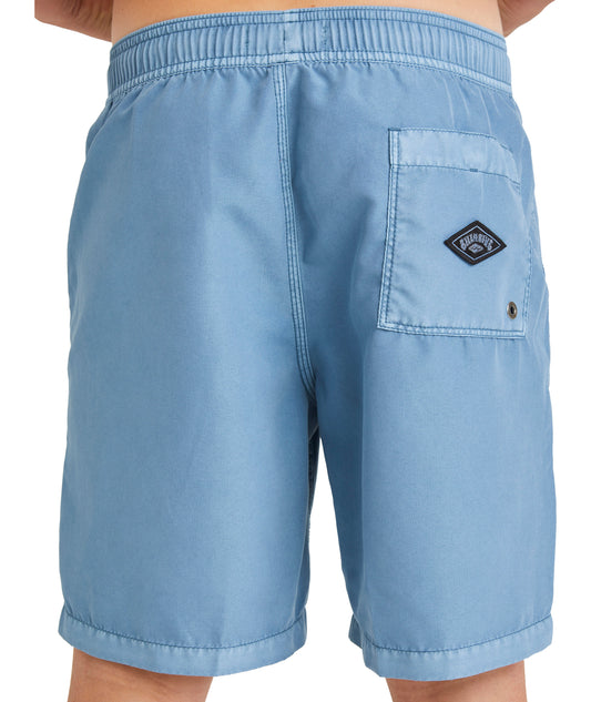 Billabong Boys All Day Overdye Layback - Steel Blue