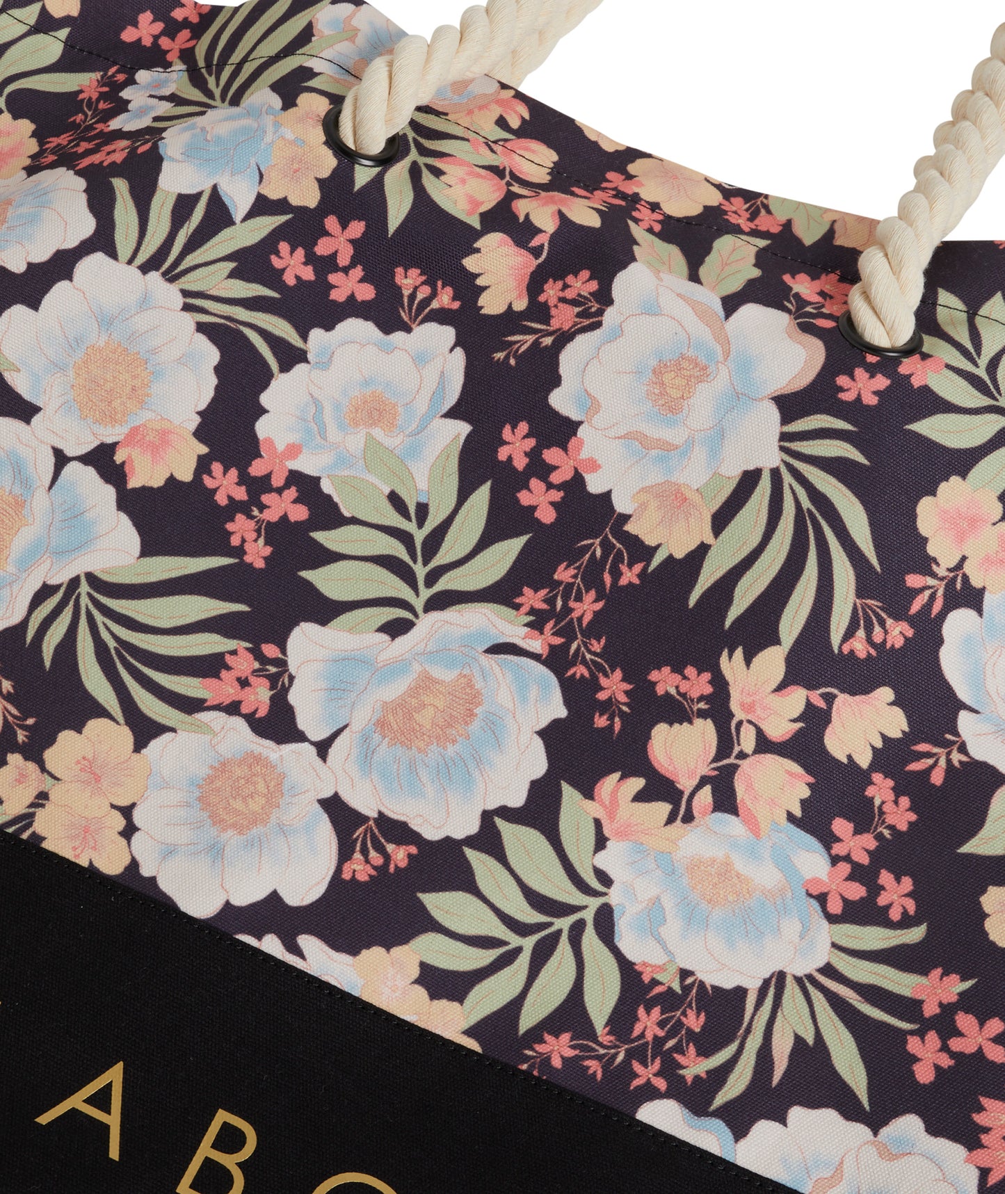 Billabong Lost Cove Beach Bag - Black Pebble