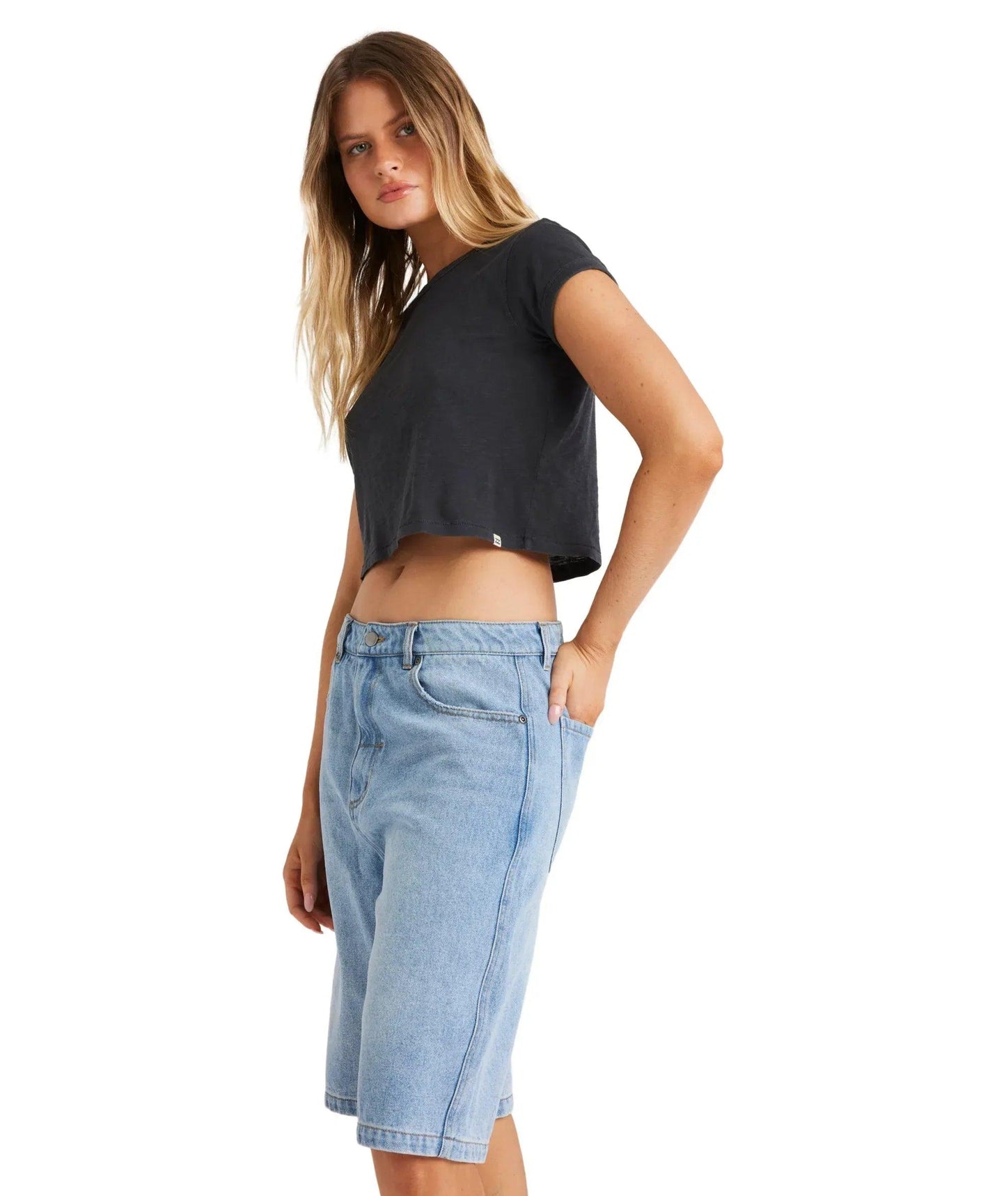 Billabong Stevie Short - Faded Indigo Fray - Guys & Girls Surf n Street