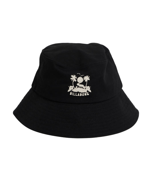 Billabong Sol Mate Bucket Hat - Black Pebble