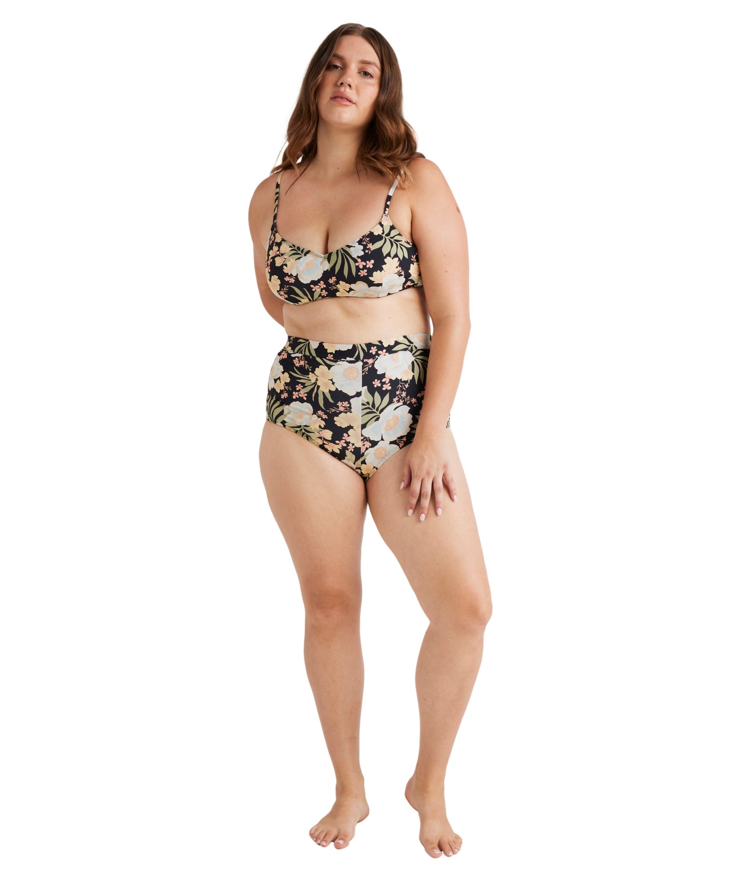 Billabong Lost Cove Lila Dd Bralette - Black Pebble