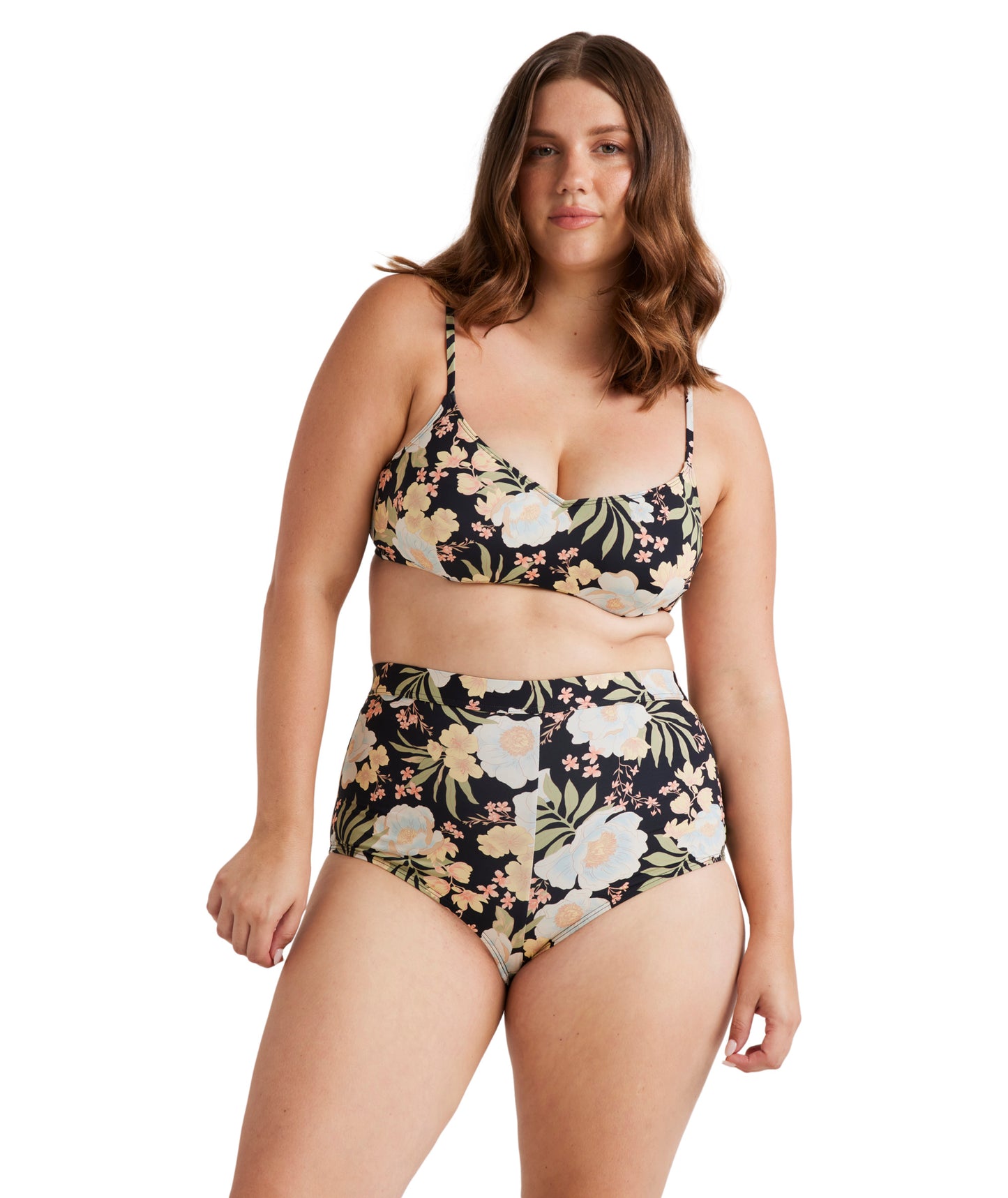 Billabong Lost Cove Lila Dd Bralette - Black Pebble