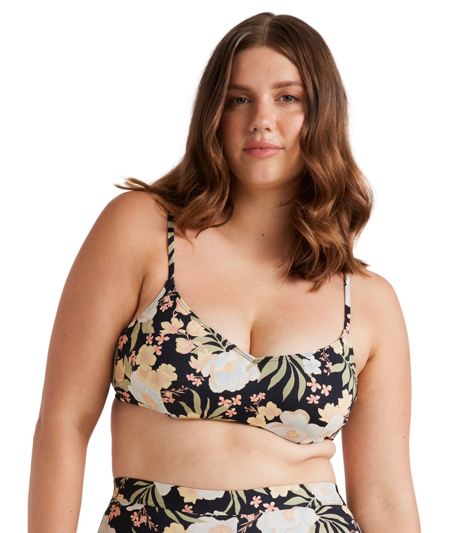 Billabong Lost Cove Lila Dd Bralette - Black Pebble