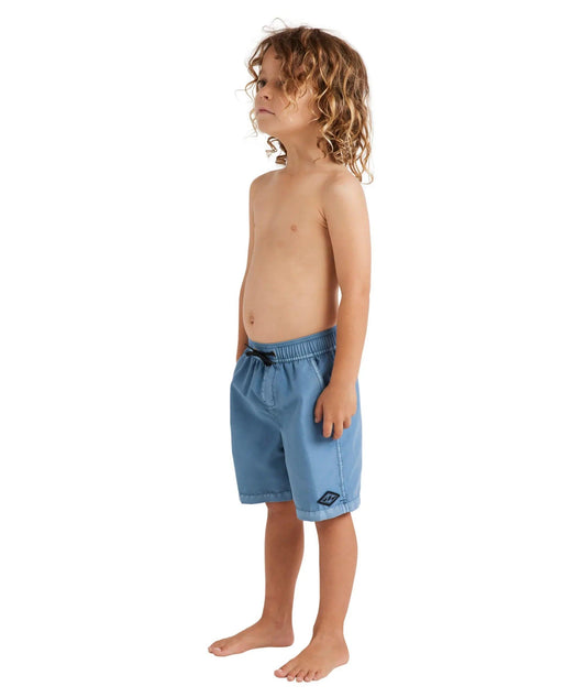 Billabong Groms All Day Overdye Layback - Steel Blue - Guys & Girls Surf n Street