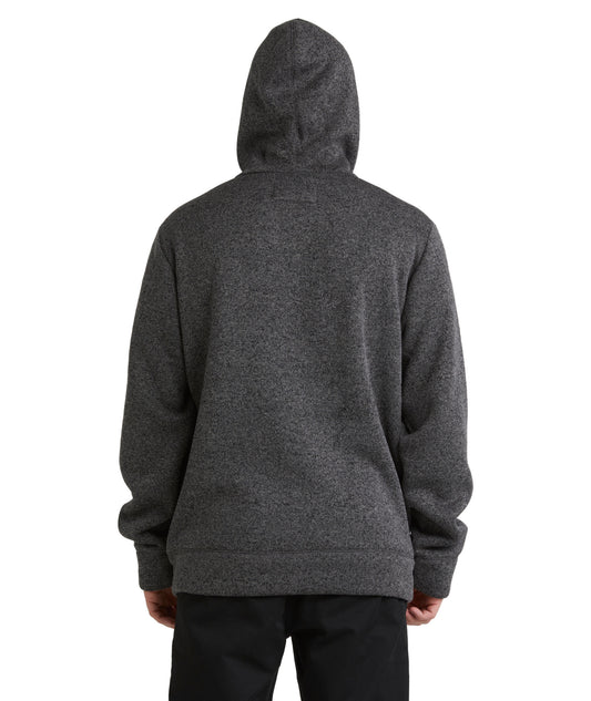 Billabong Boundary Sherpa Zip Jacket - Black Heather - Guys & Girls Surf n Street