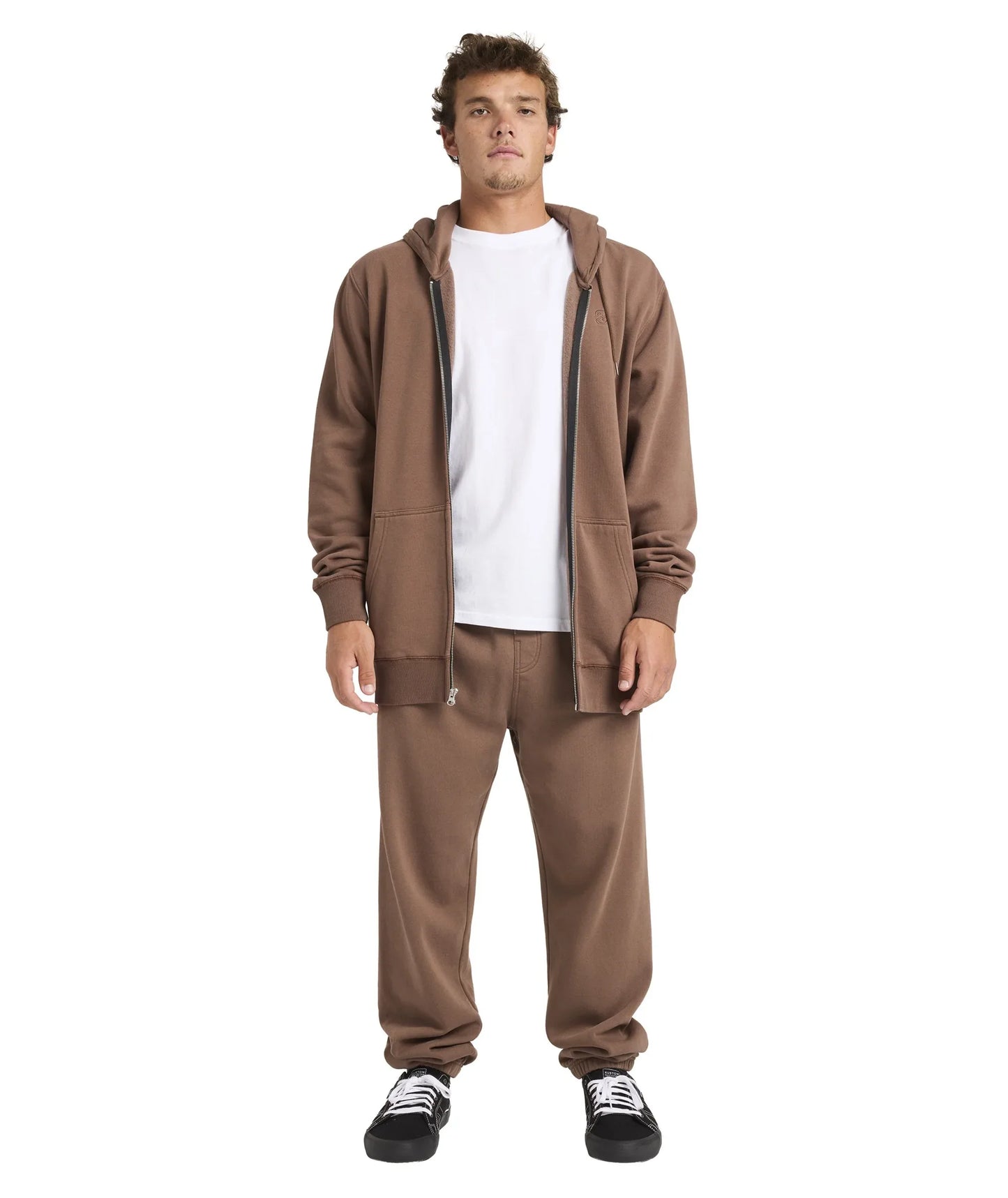 Billabong Premium Wave Wash Zip Up Hoodie - Mocha - Guys & Girls Surf n Street