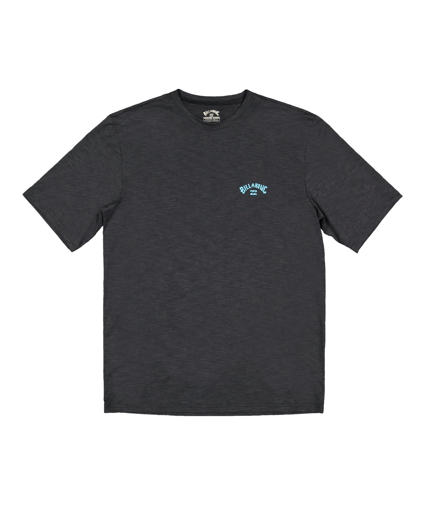 Billabong Shoreline LF SS Rash Vest - Black Heather